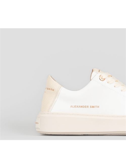 Cream white women's sneakers ALEXANDER SMITH | ALBALDW 8372.WCR